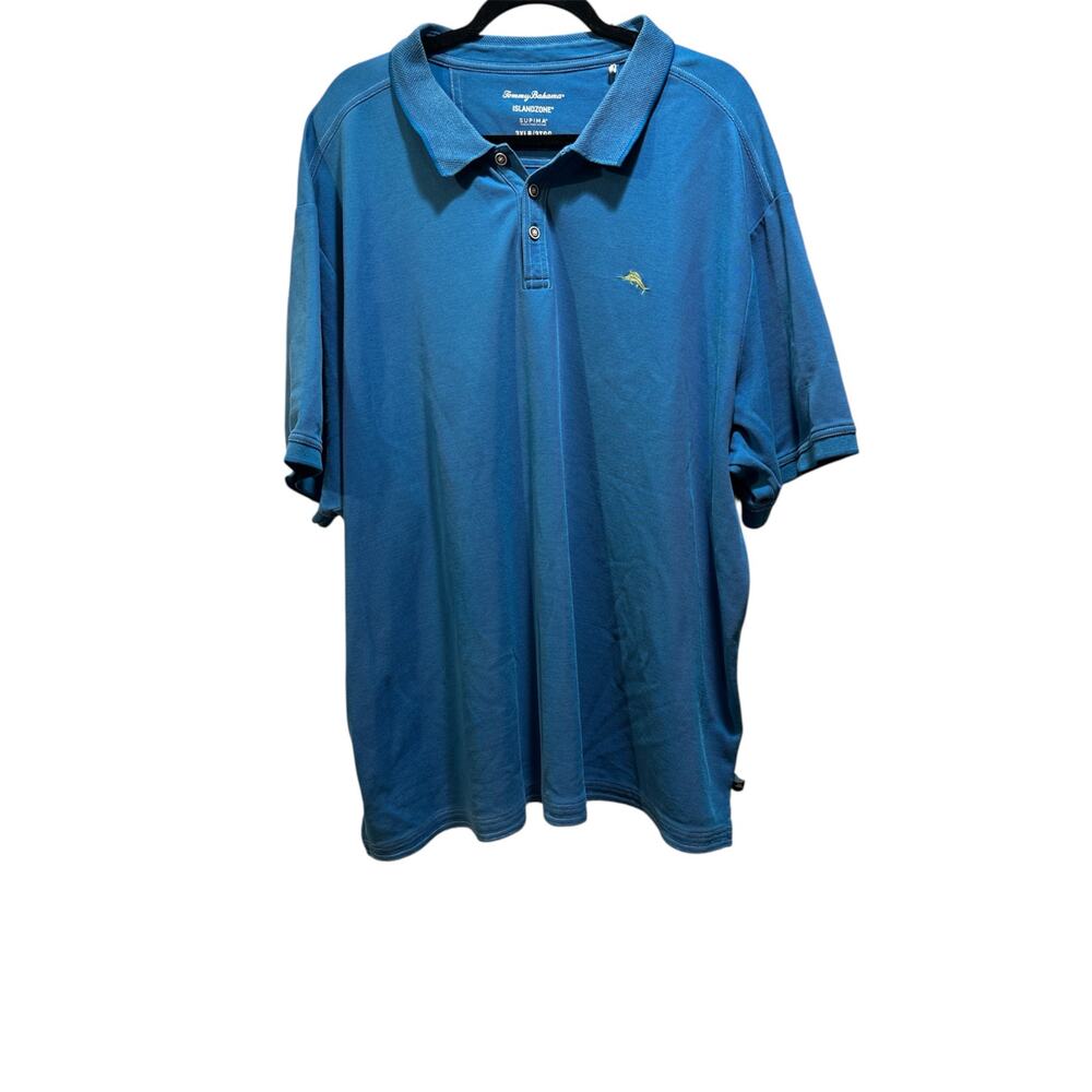 Tommy Bahama island zone royal blue polo shirt men’s 3Xl. Supima cotton